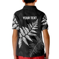 New Zealand Lawn Bowls Personalized Kid Polo Shirt Wrap-Around Silver Fern LT7 - Polynesian Pride