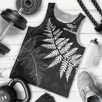 New Zealand Lawn Bowls Personalized Men Tank Top Wrap-Around Silver Fern - Polynesian Pride