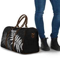 New Zealand Lawn Bowls Personalized Travel Bag Wrap-Around Silver Fern - Polynesian Pride