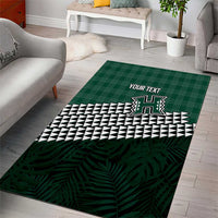 Rainbow Warriors Hawaii Personalized Palaka Area Rug - Polynesian Pride