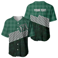 Rainbow Warriors Hawaii Personalized Palaka Baseball Jersey - Polynesian Pride