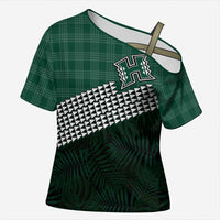 Rainbow Warriors Hawaii Personalized Palaka Cross Shoulder Shirt - Polynesian Pride