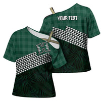 Rainbow Warriors Hawaii Personalized Palaka Cross Shoulder Shirt - Polynesian Pride