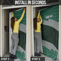 Rainbow Warriors Hawaii Personalized Palaka Door Cover - Polynesian Pride