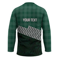 Rainbow Warriors Hawaii Personalized Palaka Hockey Jersey - Polynesian Pride