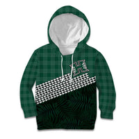 Rainbow Warriors Hawaii Personalized Palaka Kid Hoodie - Polynesian Pride