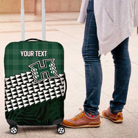 Rainbow Warriors Hawaii Personalized Palaka Luggage Cover - Polynesian Pride