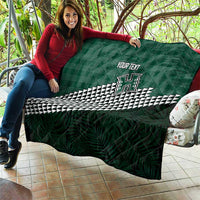 Rainbow Warriors Hawaii Personalized Palaka Quilt - Polynesian Pride