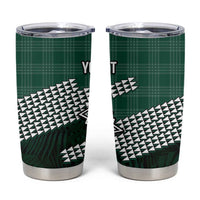 Rainbow Warriors Hawaii Personalized Palaka Tumbler Cup - Polynesian Pride