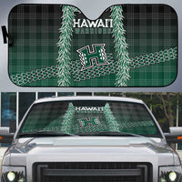 Rainbow Warriors Hawaii Palaka Auto Sun Shade Maile Lei - Polynesian Pride
