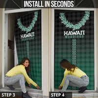 Rainbow Warriors Hawaii Palaka Door Cover Maile Lei - Polynesian Pride