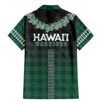 Rainbow Warriors Hawaii Palaka Family Matching Mermaid Dress and Hawaiian Shirt Maile Lei - Polynesian Pride