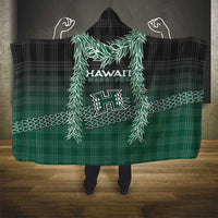 Rainbow Warriors Hawaii Palaka Hooded Blanket Maile Lei - Polynesian Pride