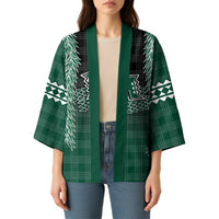 Rainbow Warriors Hawaii Palaka Kimono Maile Lei - Polynesian Pride