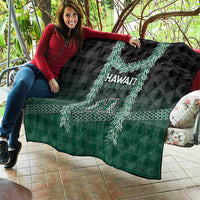Rainbow Warriors Hawaii Palaka Quilt Maile Lei - Polynesian Pride