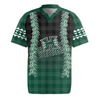 Rainbow Warriors Hawaii Palaka Rugby Jersey Maile Lei - Polynesian Pride