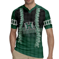Rainbow Warriors Hawaii Palaka Rugby Jersey Maile Lei - Polynesian Pride