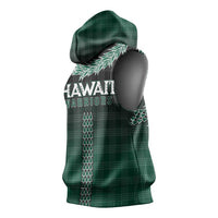Rainbow Warriors Hawaii Palaka Sleeveless Hoodie Maile Lei - Polynesian Pride