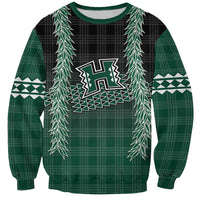 Rainbow Warriors Hawaii Palaka Sweatshirt Maile Lei - Polynesian Pride