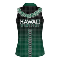 Rainbow Warriors Hawaii Palaka Women Sleeveless Polo Shirt Maile Lei - Polynesian Pride