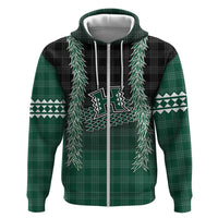 Rainbow Warriors Hawaii Palaka Zip Hoodie Maile Lei - Polynesian Pride