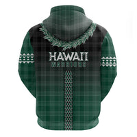 Rainbow Warriors Hawaii Palaka Zip Hoodie Maile Lei - Polynesian Pride