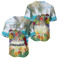 It's 5 o'clock Somewhere Baseball Jersey Beach Party - Polynesian Pride