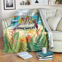 It's 5 o'clock Somewhere Blanket Beach Party - Polynesian Pride