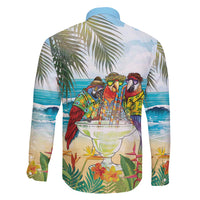 It's 5 o'clock Somewhere Family Matching Off Shoulder Short Dress and Hawaiian Shirt Beach Party LT7 - Polynesian Pride