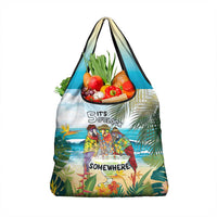 It's 5 o'clock Somewhere Grocery Bag Beach Party - Polynesian Pride