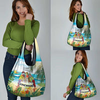 It's 5 o'clock Somewhere Grocery Bag Beach Party - Polynesian Pride