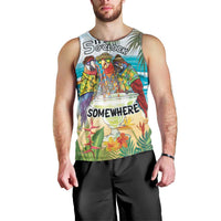 It's 5 o'clock Somewhere Men Tank Top Beach Party - Polynesian Pride