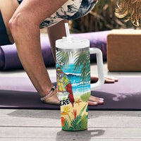 It's 5 o'clock Somewhere Tumbler With Handle Beach Party - Polynesian Pride