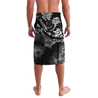 Aloha Hawaii Turtles Floral Lavalava Obsidian Glaze