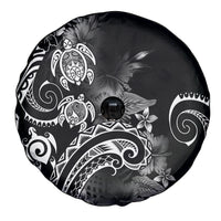 Aloha Hawaii Turtles Floral Spare Tire Cover Obsidian Glaze