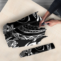 Aloha Hawaii Turtles Floral Umbrella Obsidian Glaze