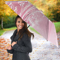 Aloha Hawaii Turtles Floral Umbrella Pink Marbles Glaze
