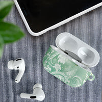 Aloha Hawaii Turtles Floral AirPods Case Seafoam Marbles Glaze