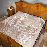 Aloha Hawaii Turtles Floral Quilt Taupe Marbles Glaze