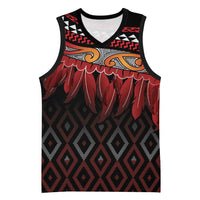Aotearoa Maori Ngapuhi Iwi Basketball Jersey Korowai Tukutuku Kaokao Motifs