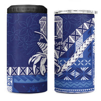 Queen Salote College 100th Anniversary 4 in 1 Can Cooler Tumbler QSC Royal Girls - Polynesian Pride