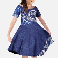 Queen Salote College 100th Anniversary Kid Short Sleeve Dress QSC Royal Girls - Polynesian Pride