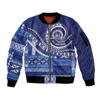 Queen Salote College 100th Anniversary Sleeve Zip Bomber Jacket QSC Royal Girls - Polynesian Pride