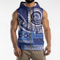 Queen Salote College 100th Anniversary Sleeveless Zip Hoodie QSC Royal Girls - Polynesian Pride