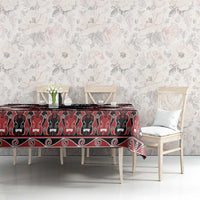 Personalised Taniko Motifs Aotearoa Tablecloth Waitangi Kowhaiwhai Kiwi