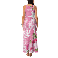 Personalised Hawaii Wahine Family Matching Tank Maxi Dress and Hawaiian Shirt Women's Day Maui Lokelani Roses LT7 - Polynesian Pride