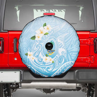 Guam Fishhook Mix Guasali Flowers Spare Tire Cover Dreaming Turquoise