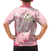 Guam Fishhook Mix Guasali Flowers Family Matching Summer Maxi Dress and Hawaiian Shirt Dreaming Coral