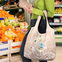 Guam Fishhook Mix Guasali Flowers Grocery Bag Dreaming Hazel LT7 - Polynesian Pride
