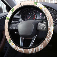 Guam Fishhook Mix Guasali Flowers Steering Wheel Cover Dreaming Hazel